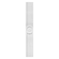 Pilastra con flor de escayola 15cm - Mod: 01