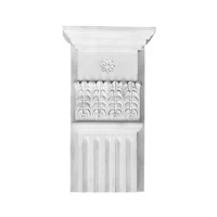 Capitel pilastra de escayola 15cm - Mod: 07