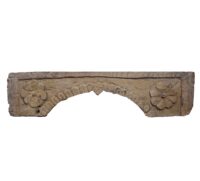 Parte arco pequeño de madera colonial 46x10,5cm