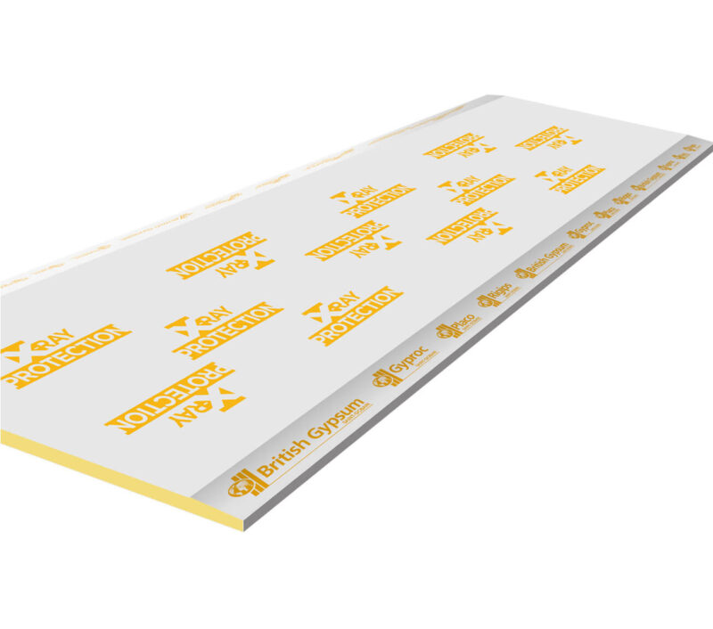 Placa yeso laminado rayos x 2