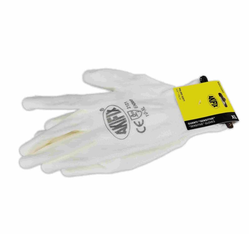 guantes goma blanco 1